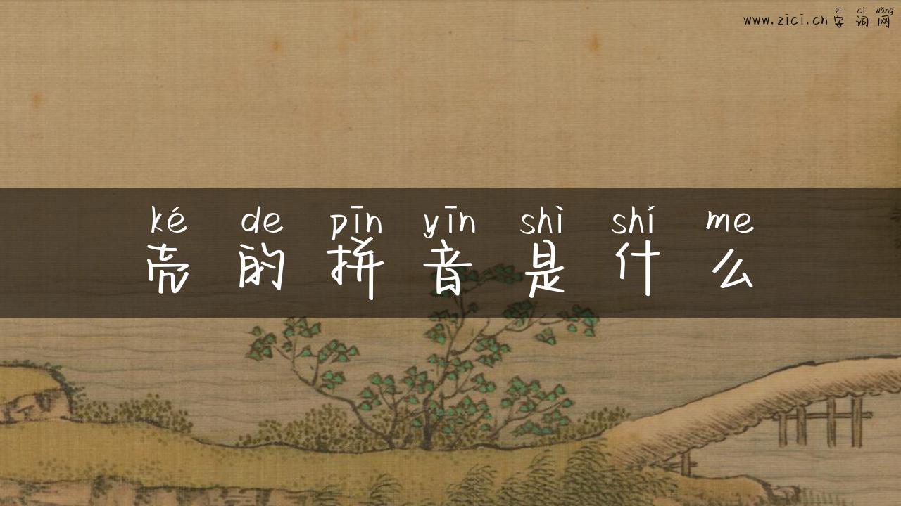 壳的拼音是什么