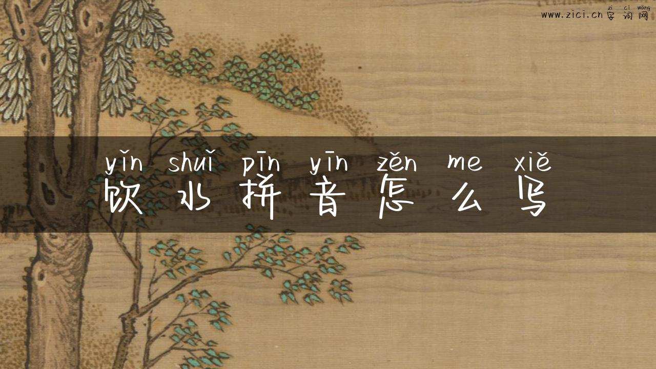 饮水拼音怎么写