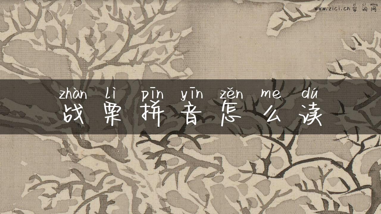战栗拼音怎么读
