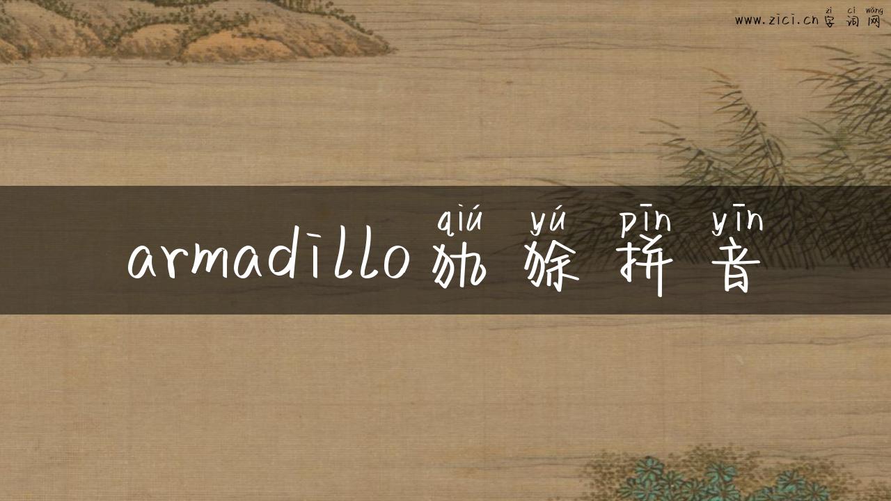 armadillo犰狳拼音