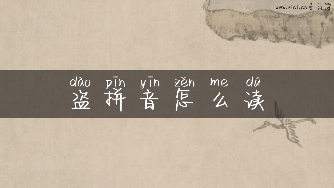 盗拼音怎么读