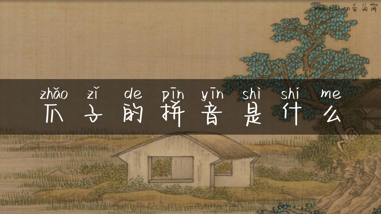 爪子的拼音是什么