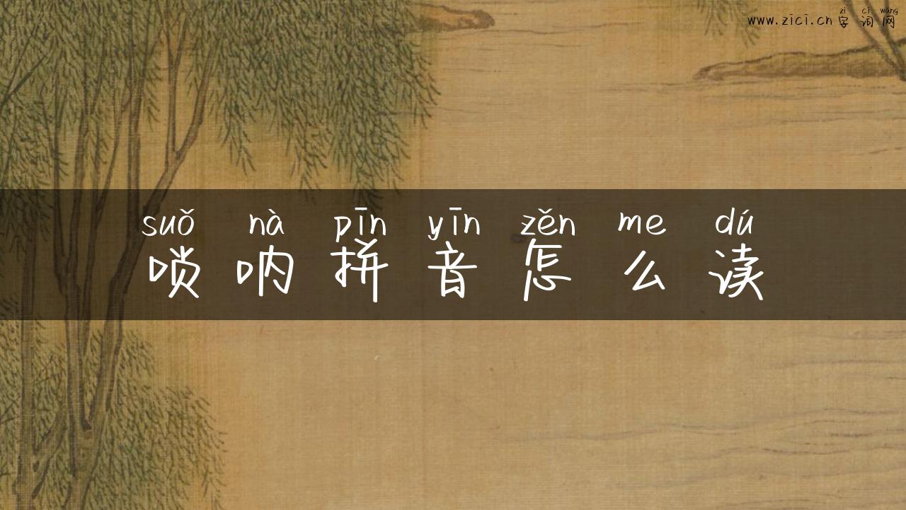 唢呐拼音怎么读