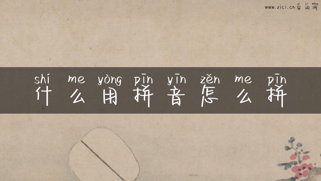 什么用拼音怎么拼