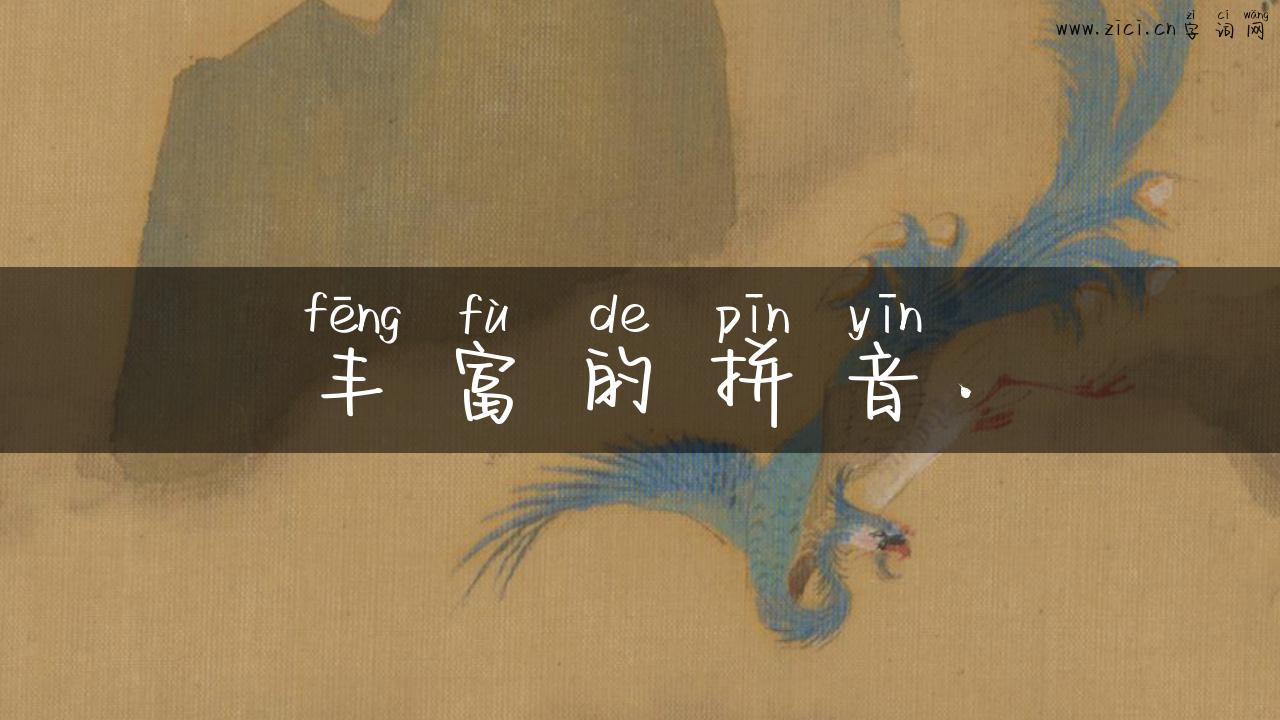 丰富的拼音.
