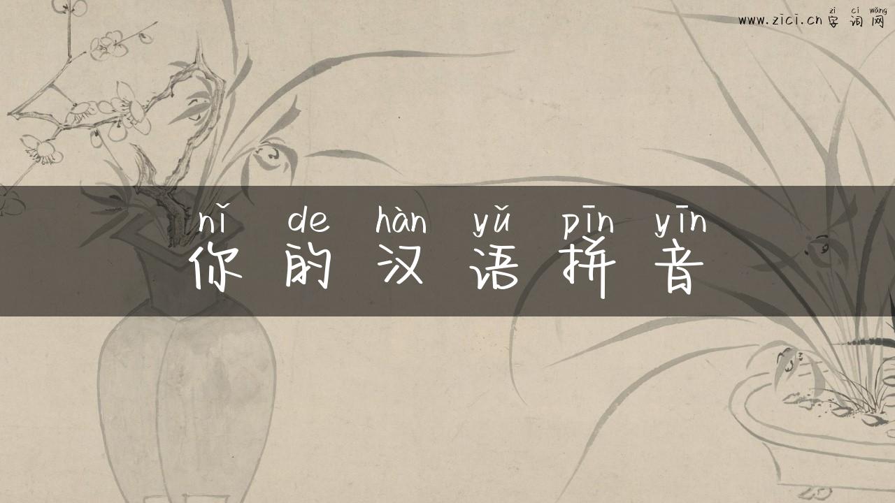 你的汉语拼音