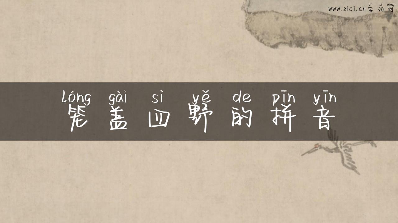 笼盖四野的拼音