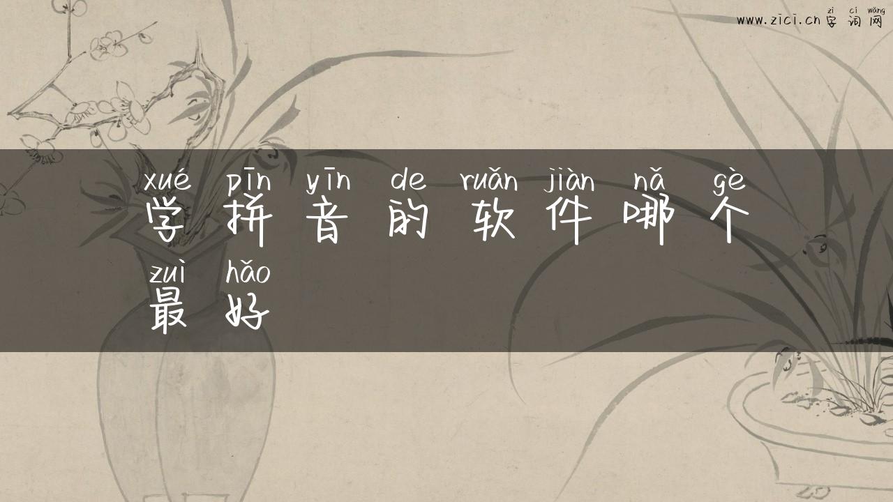 学拼音的软件哪个最好