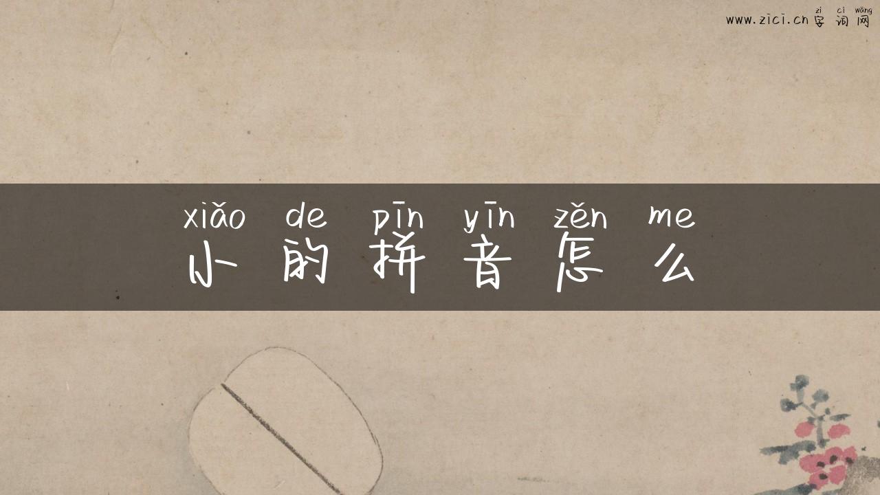 小的拼音怎么