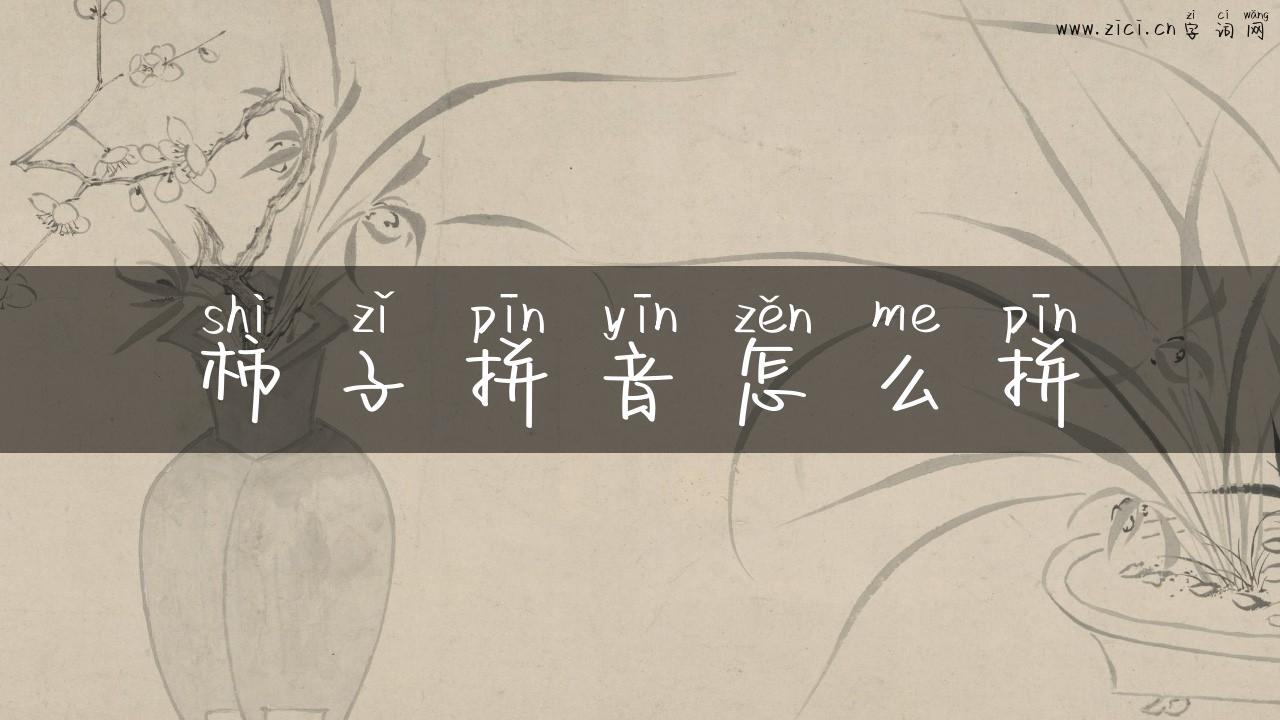 柿子拼音怎么拼