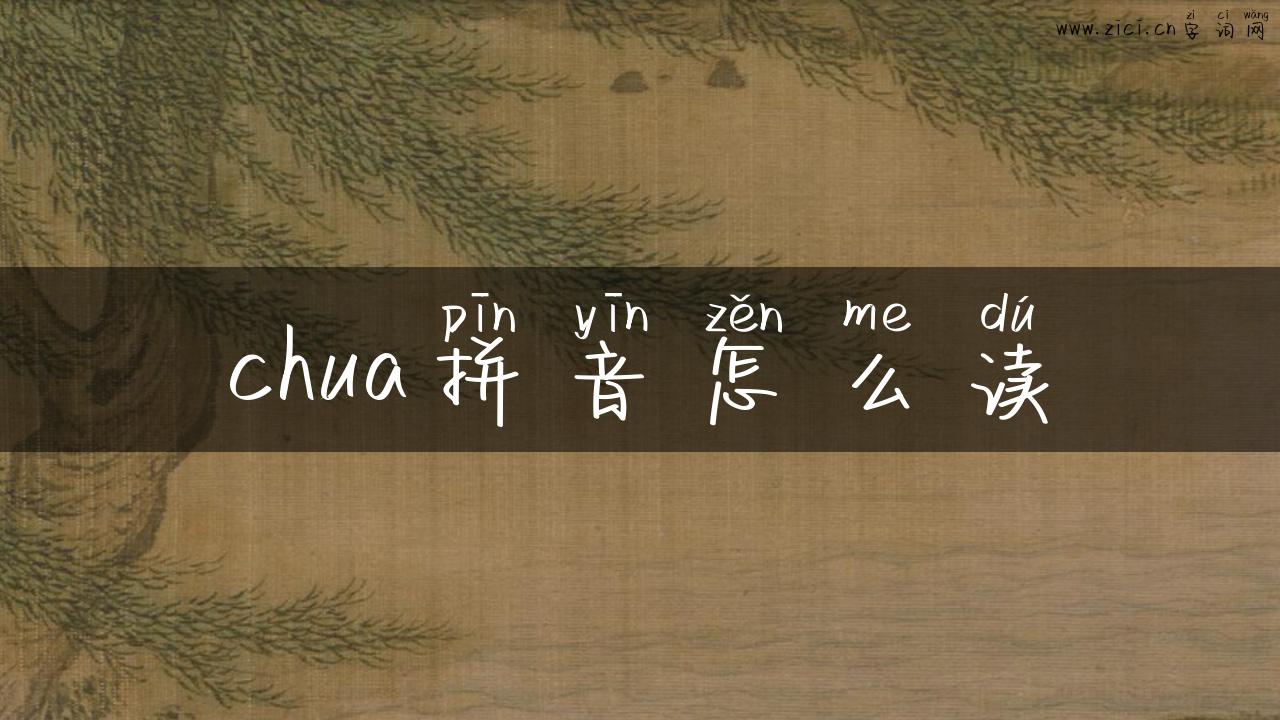 chua拼音怎么读