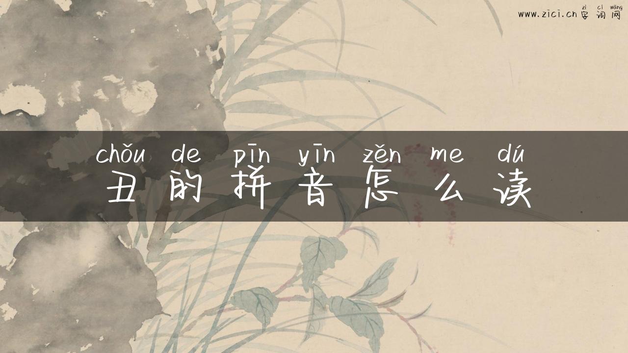 丑的拼音怎么读