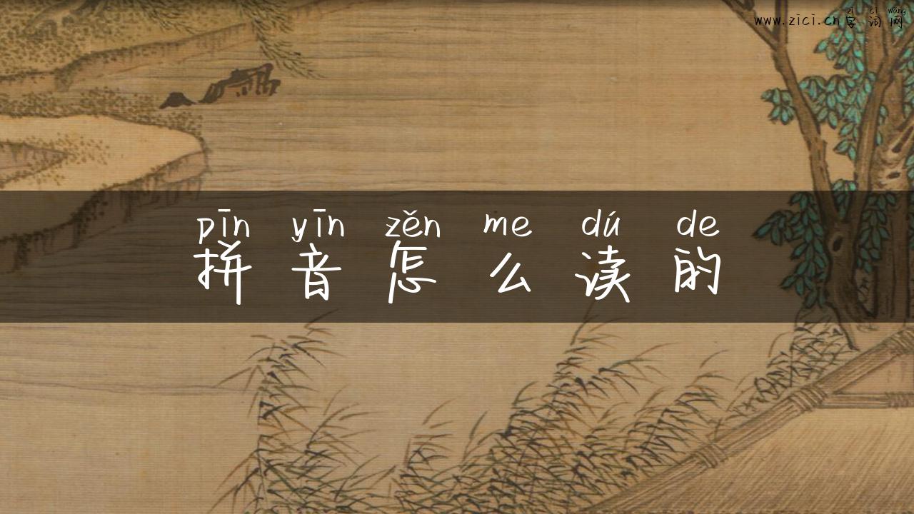 拼音怎么读的