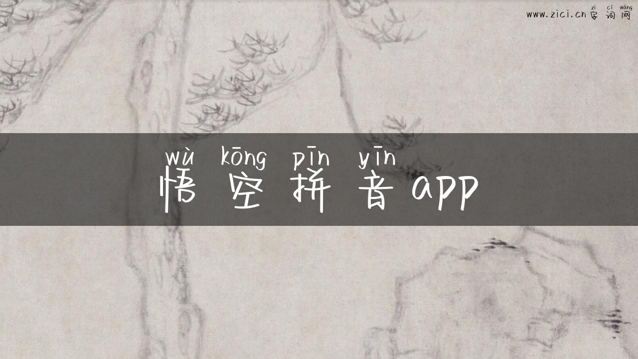 悟空拼音app
