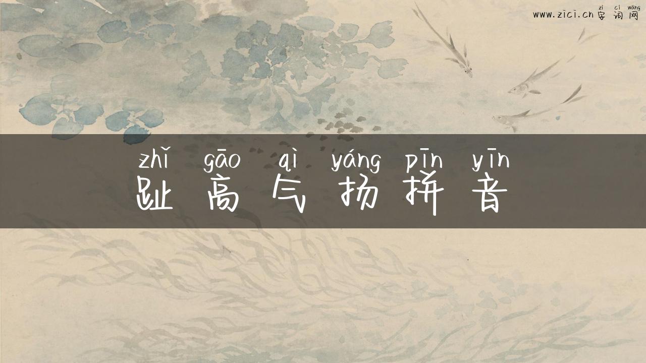 趾高气扬拼音