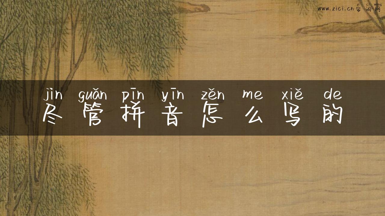 尽管拼音怎么写的