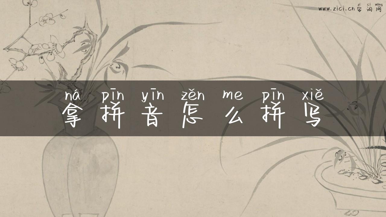 拿拼音怎么拼写