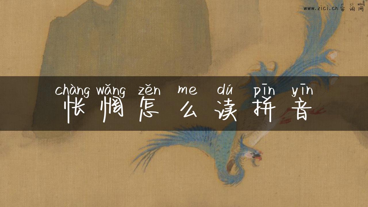 怅惘怎么读拼音