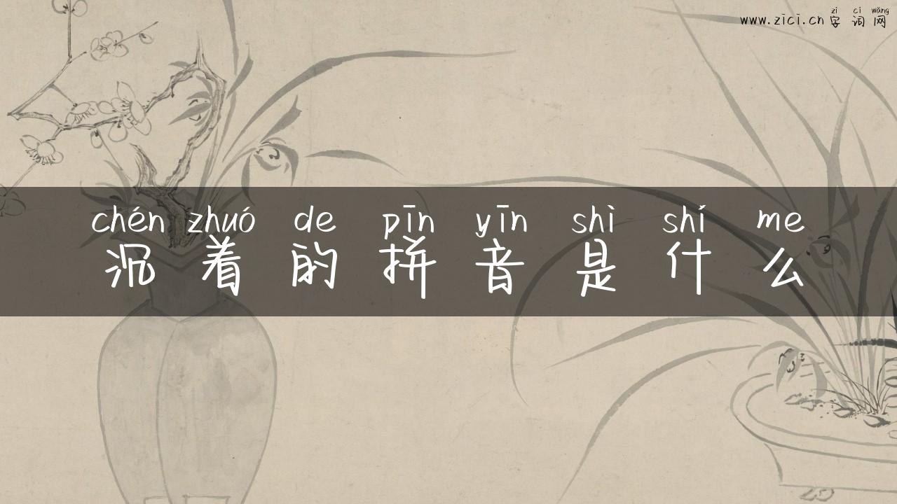 沉着的拼音是什么