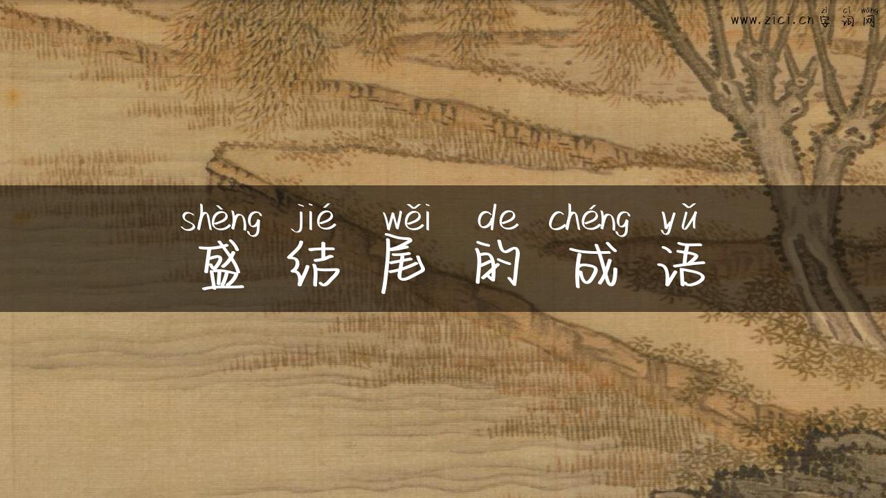 盛结尾的成语