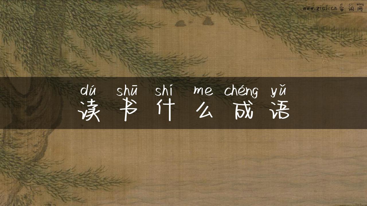 读书什么成语