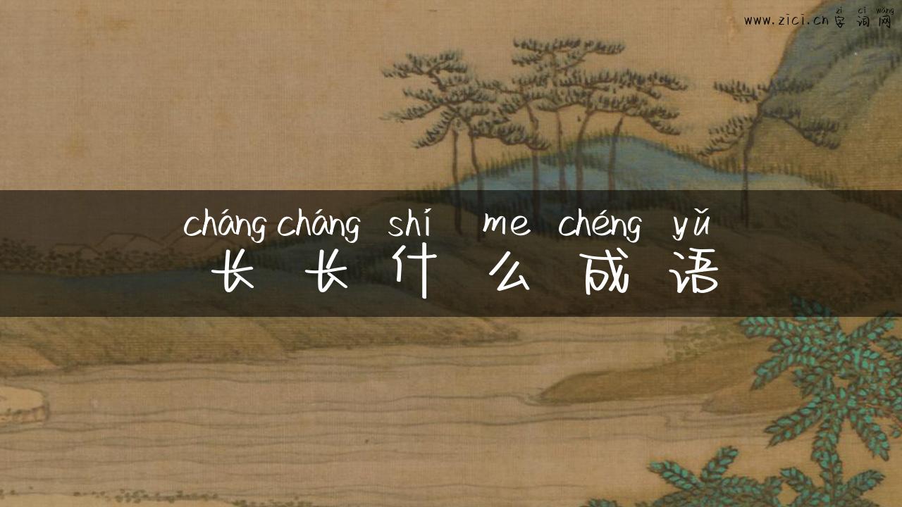 长长什么成语