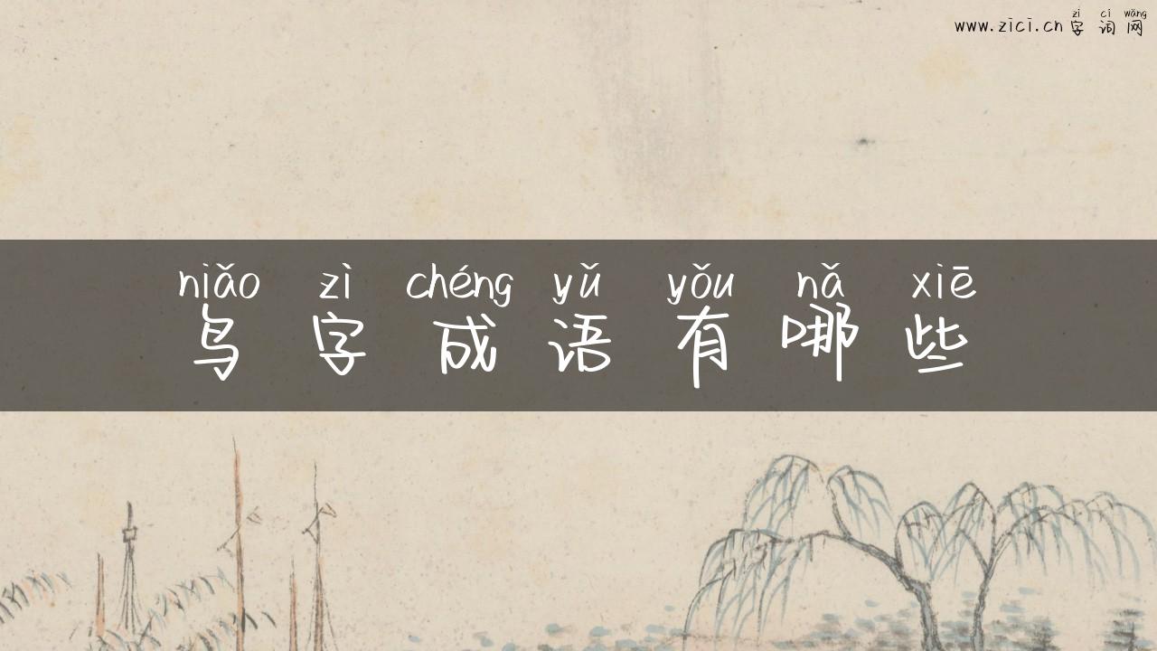 鸟字成语有哪些
