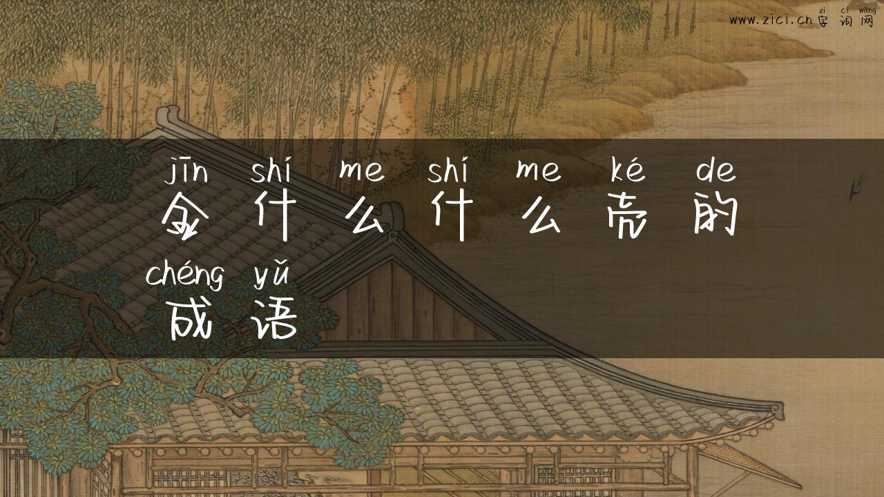 金什么什么壳的成语