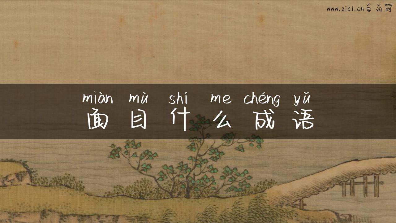 面目什么成语