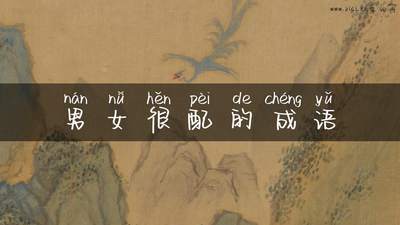 男女很配的成语