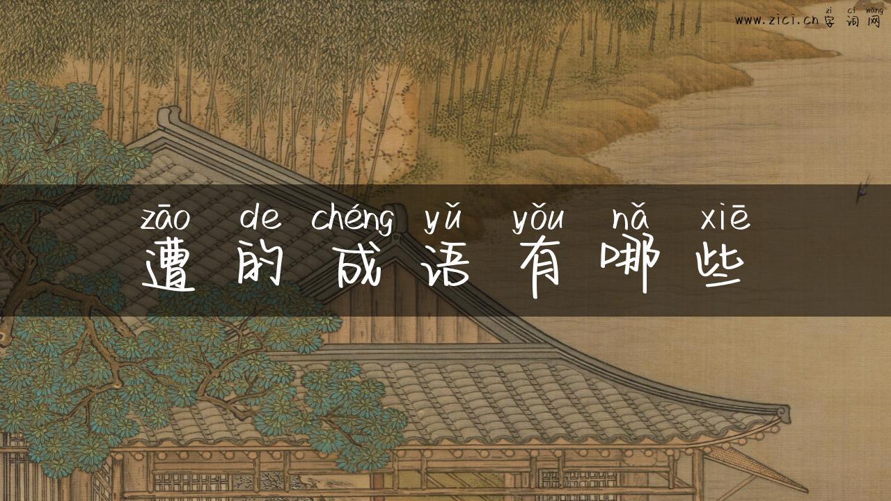 遭的成语有哪些