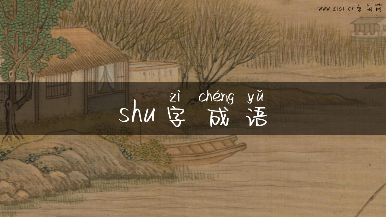 shu字成语