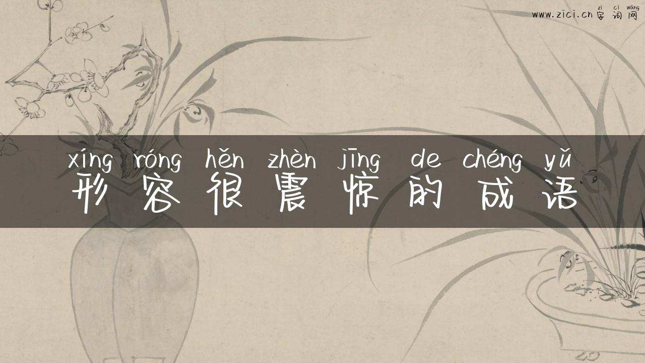 形容很震惊的成语