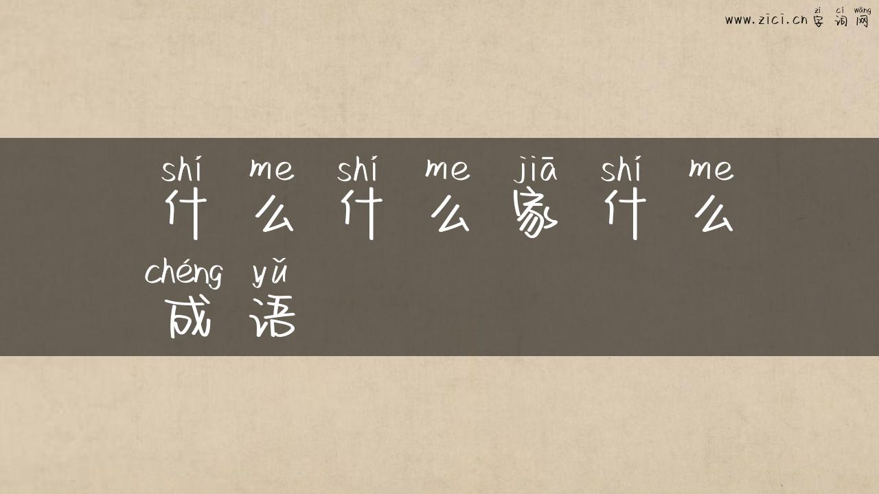 什么什么家什么成语