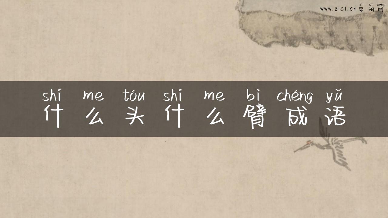 什么头什么臂成语
