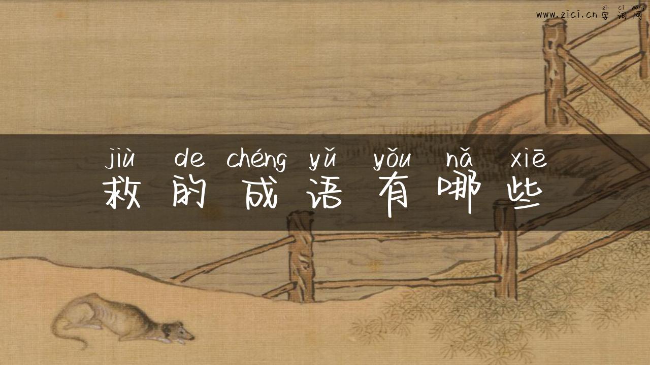 救的成语有哪些