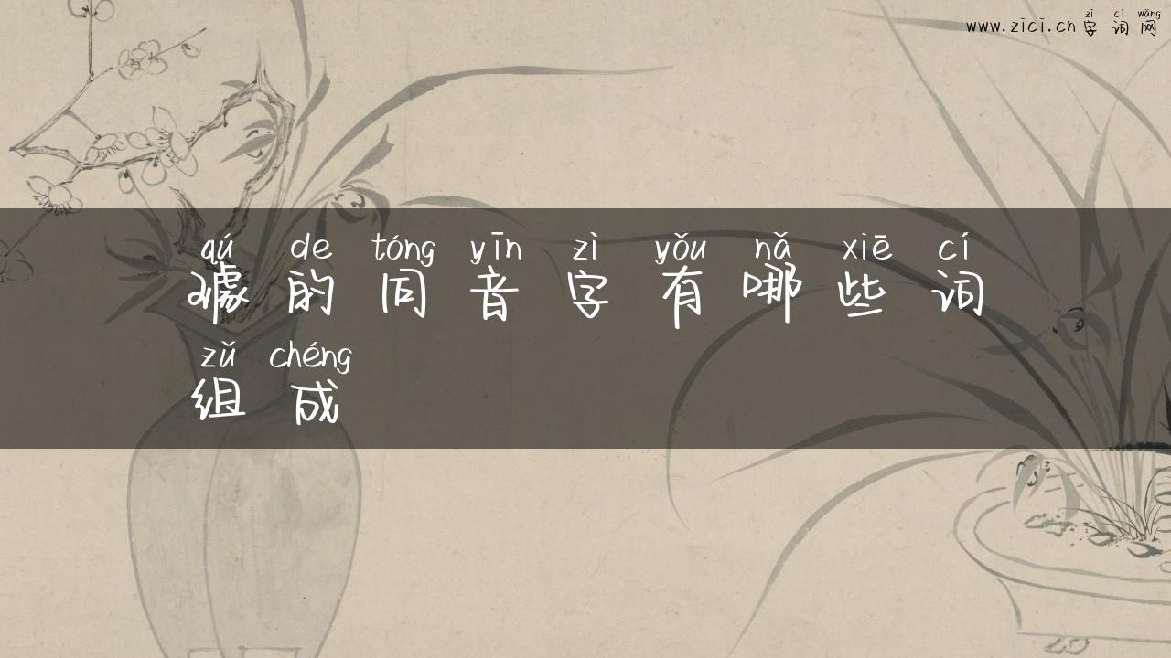 璩的同音字有哪些词组成