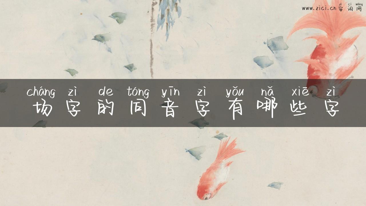 场字的同音字有哪些字
