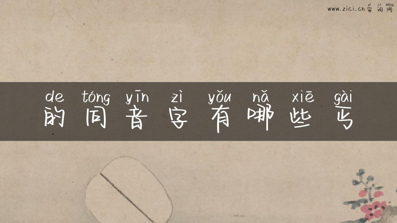 的同音字有哪些丐